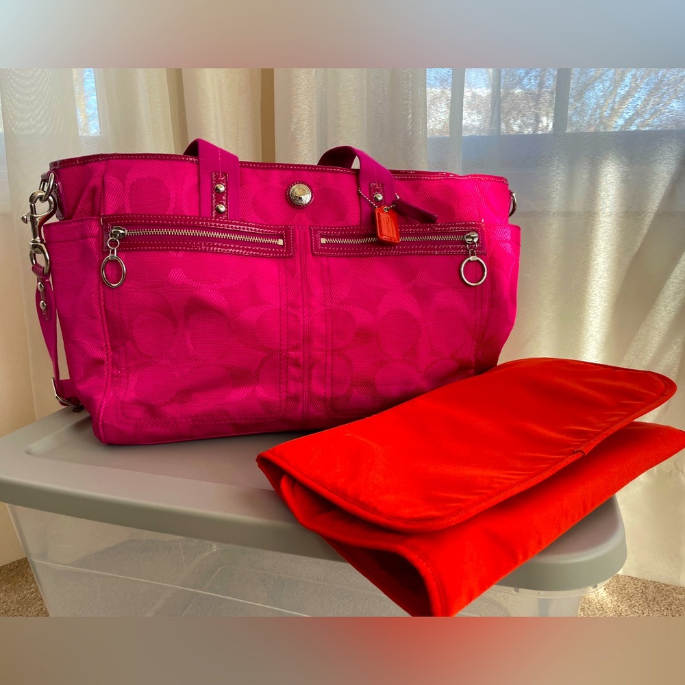 Coach diaper bag